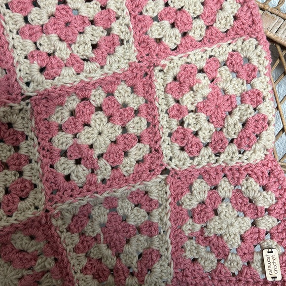 Crochet Granny Square Blanket - Picture 2 of 4